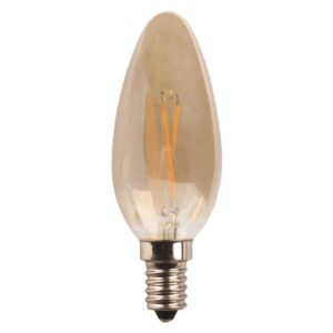 ΛΑΜΠΑ LED ΜΙΝΙΟΝ CROSSED FILAMENT 4.5W E14 2400K 220-240V GOLD DIMMABLE EUROLAMP – 147-78765