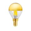ΛΑΜΠΑ LED ΣΦΑΙΡΙΚΗ CROSSED FILAMENT 6.5W E14 2700K 220-240V DIMMABLE ΑΝΤΕΣΤΡΑΜΕΝΟΥ ΚΑΘΡΕΠΤΗ GOLD EUROLAMP – 147-78243