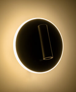 GloboStar® LADY-R 60938 Μοντέρνο Φωτιστικό Τοίχου – Απλίκα Ξενοδοχείου Bed Side LED 6W 600lm 36° & 360° AC 220-240V – Reading Light & Κρυφός Φωτισμός – Φορτιστής USB 3A – Φ15 x Υ7cm – Φυσικό Λευκό 4500K – Μαύρο – 3 Χρόνια Εγγύηση