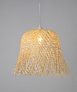 ΦΩΤΙΣΤΙΚΟ ΚΡΕΜΑΣΤΟ ΜΟΝΟΦΩΤΟ Ε27 MAX 60W D400XH430 BAMBOO EUROLAMP – 144-31009