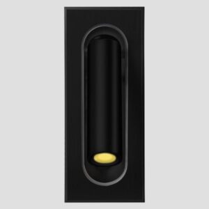 ΑΠΛΙΚΑ ΤΟΙΧΟΥ ΧΩΝΕΥΤΗ LED 3W 3000Κ Α170 ΜΑΥΡΗ EUROLAMP 145-50003