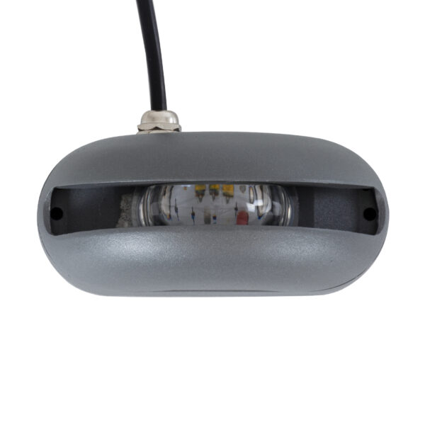 GloboStar® WINDOW-CURBA 90109 Αρχιτεκτονικό Φωτιστικό Ανάδειξης Παραθύρων Window Light LED 6W 570lm 3×262° DC 24V Αδιάβροχο IP65 Μ12 x Π5.3 x Υ6.5cm Φυσικό Λευκό 4500K – Γκρι Ανθρακί – 3 Χρόνια Εγγύηση