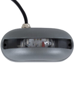 GloboStar® WINDOW-CURBA 90111 Αρχιτεκτονικό Φωτιστικό Ανάδειξης Παραθύρων Window Light LED 6W 480lm 3×262° DC 24V Αδιάβροχο IP65 L12 x W5.3 x H6.5cm Μπλε – Γκρι Ανθρακί – 3 Years Warranty