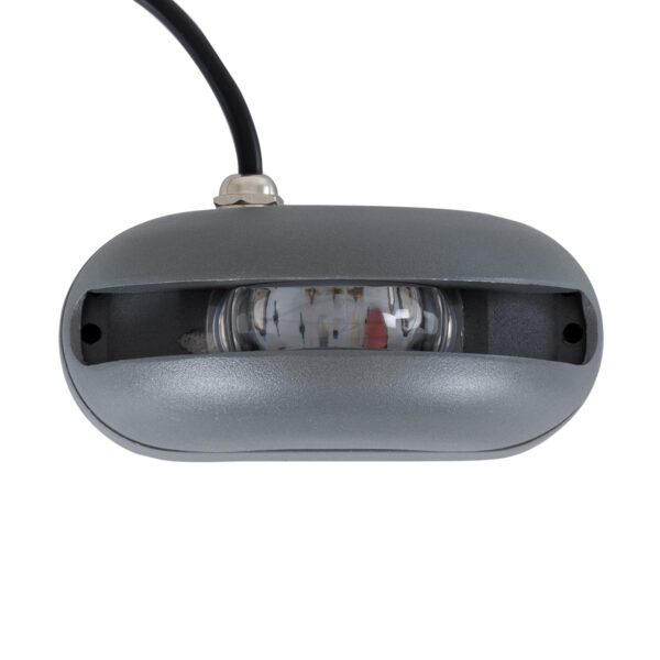 GloboStar® WINDOW-CURBA 90111 Αρχιτεκτονικό Φωτιστικό Ανάδειξης Παραθύρων Window Light LED 6W 480lm 3×262° DC 24V Αδιάβροχο IP65 L12 x W5.3 x H6.5cm Μπλε – Γκρι Ανθρακί – 3 Years Warranty