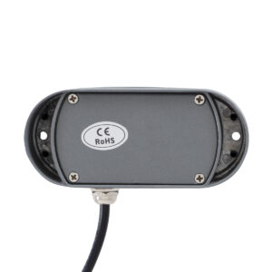 GloboStar® WINDOW-CURBA 90111 Αρχιτεκτονικό Φωτιστικό Ανάδειξης Παραθύρων Window Light LED 6W 480lm 3×262° DC 24V Αδιάβροχο IP65 L12 x W5.3 x H6.5cm Μπλε – Γκρι Ανθρακί – 3 Years Warranty
