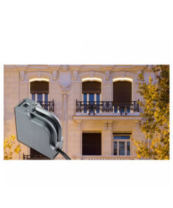 GloboStar® WINDOW-CORNA 90114 Αρχιτεκτονικό Γωνιακό Φωτιστικό Ανάδειξης Παραθύρων Window Light LED 6W 540lm 3×172° DC 24V Αδιάβροχο IP65 Μ12 x Π4 x Υ12cm Θερμό Λευκό 2700K – Γκρι Ανθρακί – 3 Χρόνια Εγγύηση