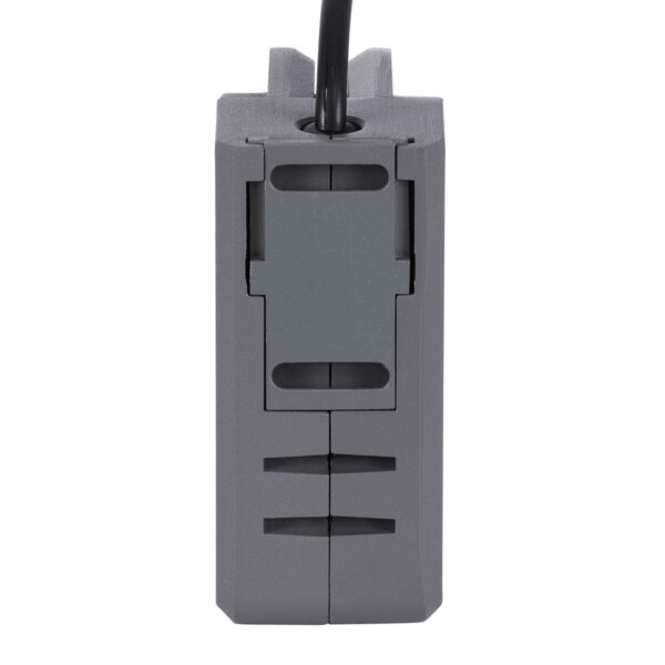GloboStar® WINDOW-CORNA 90115 Αρχιτεκτονικό Γωνιακό Φωτιστικό Ανάδειξης Παραθύρων Window Light LED 6W 480lm 3×172° DC 24V Αδιάβροχο IP65 L12 x W4 x H12cm Μπλε – Γκρι Ανθρακί – 3 Years Warranty