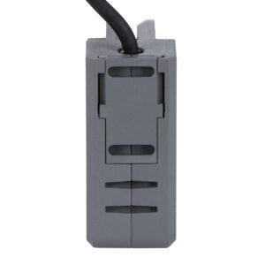 GloboStar® WINDOW-CORNA 90116 Αρχιτεκτονικό Γωνιακό Φωτιστικό Ανάδειξης Παραθύρων Window Light LED 6W 480m 3×172° DC 24V Αδιάβροχο IP65 L12 x W4.5 x H12cm RGB DMX512 – Γκρι Ανθρακί – 3 Years Warranty