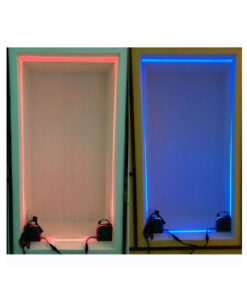 GloboStar® WINDOW-CORNA 90116 Αρχιτεκτονικό Γωνιακό Φωτιστικό Ανάδειξης Παραθύρων Window Light LED 6W 480m 3×172° DC 24V Αδιάβροχο IP65 L12 x W4.5 x H12cm RGB DMX512 – Γκρι Ανθρακί – 3 Years Warranty