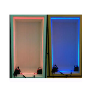GloboStar® WINDOW-CORNA 90116 Αρχιτεκτονικό Γωνιακό Φωτιστικό Ανάδειξης Παραθύρων Window Light LED 6W 480m 3×172° DC 24V Αδιάβροχο IP65 L12 x W4.5 x H12cm RGB DMX512 – Γκρι Ανθρακί – 3 Years Warranty
