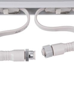 GloboStar® 90119 4 x Digital Pixel Addressable Facade Aluminum Bars – 4 x Ψηφιακές Μπάρες Αλουμινίου Πρόσοψης Κτιρίων LED SMD 3535 45W 60LED 60PIXEL SPI/TTL Protocol IC UCS512B 2700lm 120° DC 12V IP67 RGB – Ασημί Σώμα – Μ400 x Π4.5 x Υ3.6cm – 4 Μπάρες