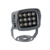 GloboStar® FLOOD-XENA 90120 Προβολέας Wall Washer με Αντιθαμβωτική Γρίλια για Φωτισμό Κτιρίων LED 12W 1260lm 10° AC 220-240V Αδιάβροχο IP65 Μ13.5 x Π11 x Υ15cm Αρχιτεκτονικό Πορτοκαλί 2200K – Γκρι Ανθρακί – 3 Χρόνια Εγγύηση
