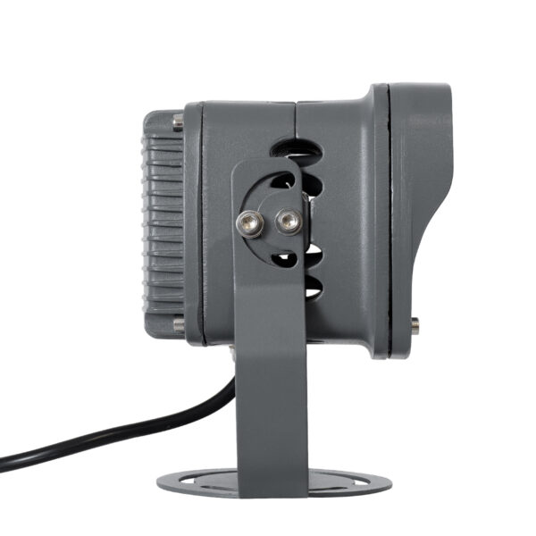 GloboStar® FLOOD-XENA 90120 Προβολέας Wall Washer με Αντιθαμβωτική Γρίλια για Φωτισμό Κτιρίων LED 12W 1260lm 10° AC 220-240V Αδιάβροχο IP65 Μ13.5 x Π11 x Υ15cm Αρχιτεκτονικό Πορτοκαλί 2200K – Γκρι Ανθρακί – 3 Χρόνια Εγγύηση