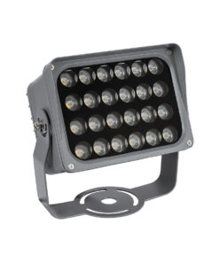 GloboStar® FLOOD-XENA 90127 Προβολέας Wall Washer με Αντιθαμβωτική Γρίλια για Φωτισμό Κτιρίων LED 24W 2520lm 10° AC 220-240V Αδιάβροχο IP65 Μ18 x Π13.5 x Υ18cm Αρχιτεκτονικό Πορτοκαλί 2200K – Γκρι Ανθρακί – 3 Χρόνια Εγγύηση