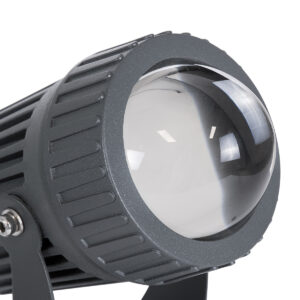 GloboStar® SPOT-FENIA 90134 Σποτ Φωτισμου Wall Washer LED 10W 1150lm 5° DC 24V Αδιάβροχο IP65 D7 x H12cm Φυσικό Λευκό 4000K – Γκρι Ανθρακί – 3 Years Warranty