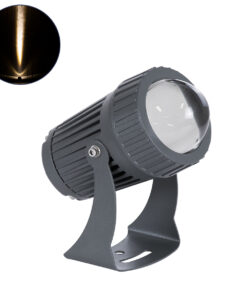 GloboStar® SPOT-FENIA 90135 Σποτ Φωτισμου Wall Washer LED 10W 1100lm 5° DC 24V Αδιάβροχο IP65 Φ7 x Υ12cm Θερμό Λευκό 2700K – Γκρι Ανθρακί – 3 Χρόνια Εγγύηση