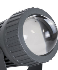 GloboStar® SPOT-FENIA 90135 Σποτ Φωτισμου Wall Washer LED 10W 1100lm 5° DC 24V Αδιάβροχο IP65 Φ7 x Υ12cm Θερμό Λευκό 2700K – Γκρι Ανθρακί – 3 Χρόνια Εγγύηση