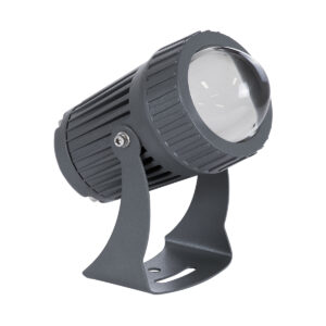GloboStar® SPOT-FENIA 90135 Σποτ Φωτισμου Wall Washer LED 10W 1100lm 5° DC 24V Αδιάβροχο IP65 Φ7 x Υ12cm Θερμό Λευκό 2700K – Γκρι Ανθρακί – 3 Χρόνια Εγγύηση