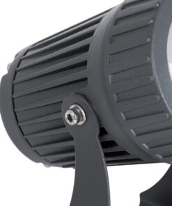 GloboStar® SPOT-FENIA 90135 Σποτ Φωτισμου Wall Washer LED 10W 1100lm 5° DC 24V Αδιάβροχο IP65 Φ7 x Υ12cm Θερμό Λευκό 2700K – Γκρι Ανθρακί – 3 Χρόνια Εγγύηση