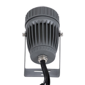 GloboStar® SPOT-FENIA 90137 Σποτ Φωτισμου Wall Washer LED 10W 1000lm 5° DC 24V DMX512 Αδιάβροχο IP65 D7 x H12cm RGB – Γκρι Ανθρακί – 3 Years Warranty