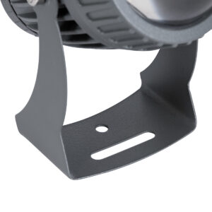 GloboStar® SPOT-FENIA 90137 Σποτ Φωτισμου Wall Washer LED 10W 1000lm 5° DC 24V DMX512 Αδιάβροχο IP65 D7 x H12cm RGB – Γκρι Ανθρακί – 3 Years Warranty