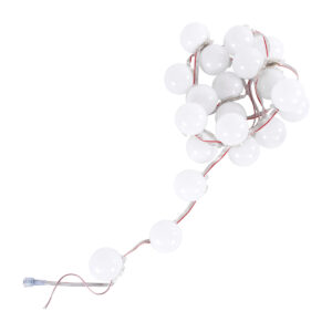 GloboStar® 90139 Digital Pixel Addressable Facade Module Chain String with 20 Spots – Ψηφιακή Αλυσίδα – Γιρλάντα με 20 Σποτ LED SMD 3535 15W 20LED 20PIXEL SPI/TTL Protocol IC UCS512B 900lm 240° DC 12V Αδιάβροχο IP67 Πολύχρωμο RGB – Μ200 x Π5 x Υ5cm – 3 Χρόνια Εγγύηση