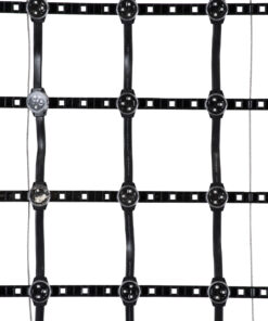 GloboStar® 90141 Digital Pixel Addressable Facade Soft Net Panel – Ψηφιακό Εύκαμπτο Δίχτυ Πάνελ Πρόσοψης Κτιρίων LED SMD 3535 75W/m2 100LED/m2 100PIXEL/m2 SPI/TTL Protocol IC UCS512B 4500lm/m2 120° DC 12V IP67 RGB – Μαύρο Σώμα – Μ100 x Π100 x Υ1.7cm