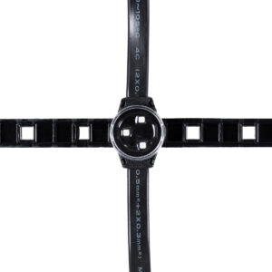 GloboStar® 90141 Digital Pixel Addressable Facade Soft Net Panel – Ψηφιακό Εύκαμπτο Δίχτυ Πάνελ Πρόσοψης Κτιρίων LED SMD 3535 75W/m2 100LED/m2 100PIXEL/m2 SPI/TTL Protocol IC UCS512B 4500lm/m2 120° DC 12V IP67 RGB – Μαύρο Σώμα – Μ100 x Π100 x Υ1.7cm