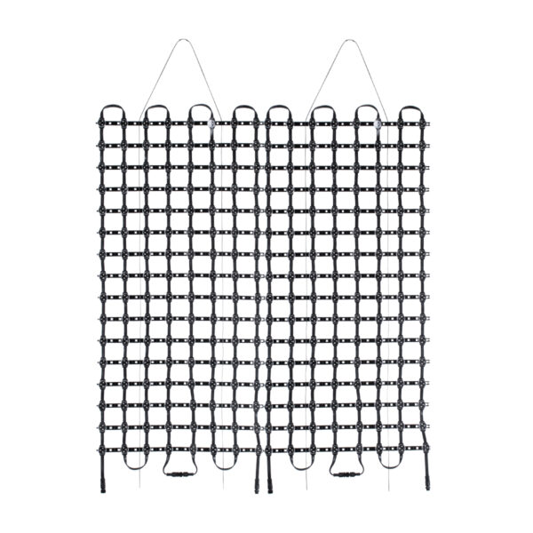 GloboStar® 90142 Digital Pixel Addressable Facade Soft Net Panel – Ψηφιακό Εύκαμπτο Δίχτυ Πάνελ Πρόσοψης Κτιρίων LED SMD 3535 192W/m2 256LED/m2 256PIXEL/m2 SPI/TTL Protocol IC UCS512B 11520lm/m2 120° DC 12V IP67 RGB – Μαύρο Σώμα – Μ100 x Π100 x Υ1.7cm
