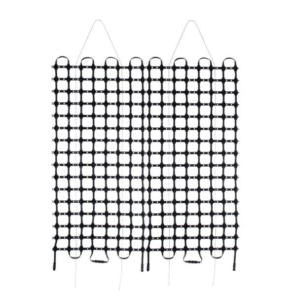 GloboStar® 90142 Digital Pixel Addressable Facade Soft Net Panel – Ψηφιακό Εύκαμπτο Δίχτυ Πάνελ Πρόσοψης Κτιρίων LED SMD 3535 192W/m2 256LED/m2 256PIXEL/m2 SPI/TTL Protocol IC UCS512B 11520lm/m2 120° DC 12V IP67 RGB – Μαύρο Σώμα – Μ100 x Π100 x Υ1.7cm
