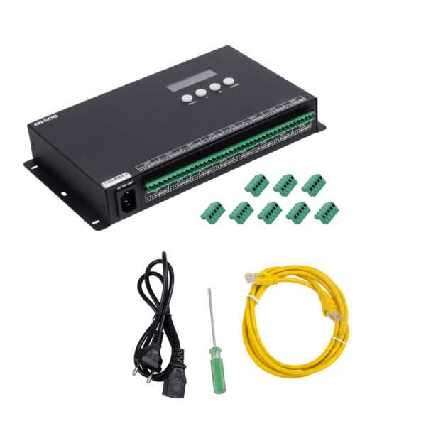 GloboStar® 90144 SEEKWAY EN-508 – Professional Channel Controller – Full Colour LED Digital SPI Pixel ONLINE Control System – Κεντρικός & Slave Controller Καναλιών Εξόδου για Ψηφιακά Προϊόντα LED Digital Pixel TTL & DMX512 – Single Colour & RGB & RGBW – Synchronous & Asynchronous – 3 Χρόνια Εγγύηση
