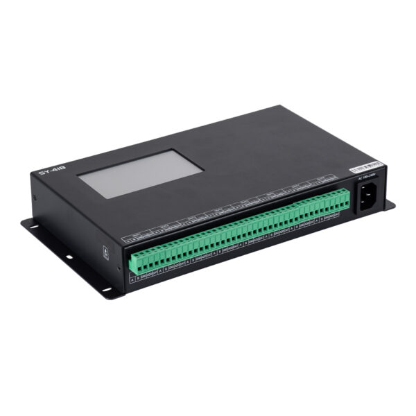 GloboStar® 90147 SEEKWAY SY-418 – Professional Master Controller – Full Colour LED Digital SPI Pixel Control System – Controller για Ψηφιακά Προϊόντα LED Digital Pixel TTL & DMX512 – Single Colour & RGB & RGBW – Synchronous & Asynchronous – 3 Χρόνια Εγγύηση