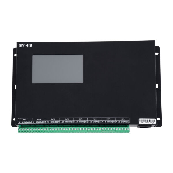 GloboStar® 90147 SEEKWAY SY-418 – Professional Master Controller – Full Colour LED Digital SPI Pixel Control System – Controller για Ψηφιακά Προϊόντα LED Digital Pixel TTL & DMX512 – Single Colour & RGB & RGBW – Synchronous & Asynchronous – 3 Χρόνια Εγγύηση