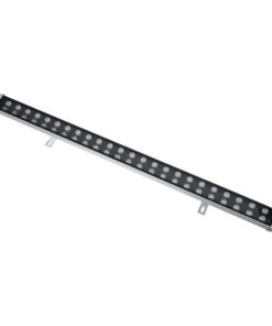 GloboStar® WASHER-NASIA 90159 Μπάρα Φωτισμού Wall Washer LED 48W 4560lm 15° DC 24V Αδιάβροχο IP67 Μ100 x Π6.5 x Υ6.6cm Φυσικό Λευκό 4000K – Γκρι Ανθρακί – 3 Χρόνια Εγγύηση