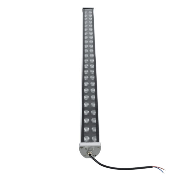 GloboStar® WASHER-NASIA 90159 Μπάρα Φωτισμού Wall Washer LED 48W 4560lm 15° DC 24V Αδιάβροχο IP67 Μ100 x Π6.5 x Υ6.6cm Φυσικό Λευκό 4000K – Γκρι Ανθρακί – 3 Χρόνια Εγγύηση