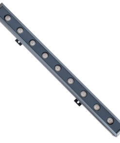 GloboStar® WASHER-NAIA 90172 Μπάρα Φωτισμού Wall Washer LED 9W 990lm 30° DC 24V Αδιάβροχο IP65 Μ50 x Π4 x Υ5cm Θερμό Λευκό 2700Κ – Γκρι Ανθρακί – 3 Years Warranty
