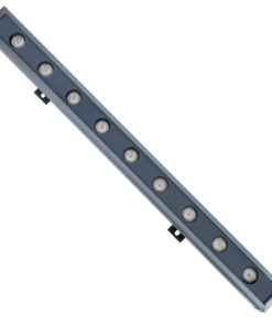 GloboStar® WASHER-NAIA 90174 Μπάρα Φωτισμού Wall Washer LED 9W 1080lm 30° DC 24V Αδιάβροχο IP65 Μ50 x Π4 x Υ5cm Ψυχρό Λευκό 6000K – Γκρι Ανθρακί – 3 Years Warranty