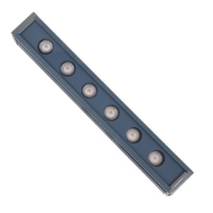GloboStar® WASHER-VAIA 90178 Μπάρα Φωτισμού Wall Washer LED 6W 630lm 30° DC 24V Αδιάβροχο IP65 Μ30 x Π4 x Υ5cm Αρχιτεκτονικό Πορτοκαλί 2200K – Γκρι Ανθρακί – 3 Years Warranty
