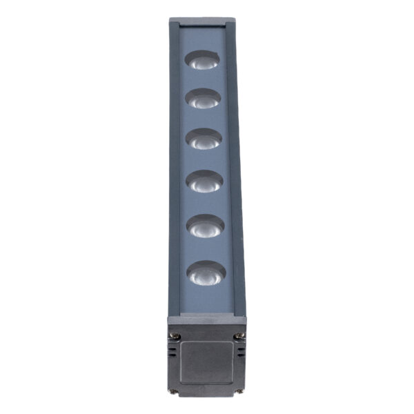 GloboStar® WASHER-VAIA 90178 Μπάρα Φωτισμού Wall Washer LED 6W 630lm 30° DC 24V Αδιάβροχο IP65 Μ30 x Π4 x Υ5cm Αρχιτεκτονικό Πορτοκαλί 2200K – Γκρι Ανθρακί – 3 Years Warranty