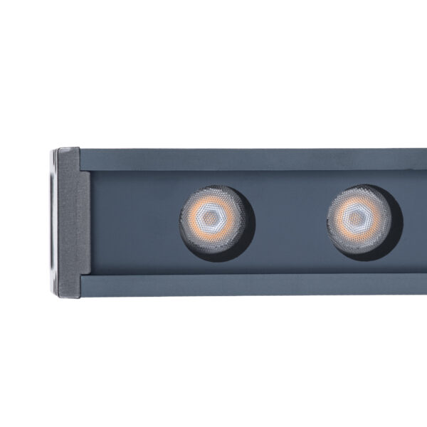 GloboStar® WASHER-VAIA 90178 Μπάρα Φωτισμού Wall Washer LED 6W 630lm 30° DC 24V Αδιάβροχο IP65 Μ30 x Π4 x Υ5cm Αρχιτεκτονικό Πορτοκαλί 2200K – Γκρι Ανθρακί – 3 Years Warranty