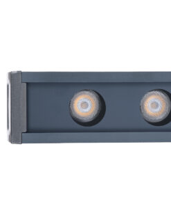 GloboStar® WASHER-VAIA 90179 Μπάρα Φωτισμού Wall Washer LED 6W 660lm 30° DC 24V Αδιάβροχο IP65 Μ30 x Π4 x Υ5cm Θερμό Λευκό 2700Κ – Γκρι Ανθρακί – 3 Years Warranty