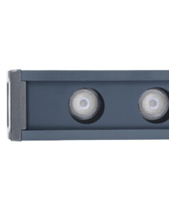 GloboStar® WASHER-VAIA 90182 Μπάρα Φωτισμού Wall Washer LED 6W 600lm 30° DC 24V Αδιάβροχο IP65 Μ30 x Π4 x Υ5cm Μπλε – Γκρι Ανθρακί – 3 Years Warranty