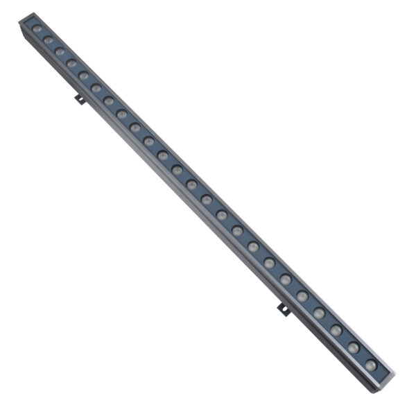 GloboStar® WASHER-GAIA 90185 Μπάρα Φωτισμού Wall Washer LED 36W 3780lm 30° DC 24V Αδιάβροχο IP65 Μ100 x Π4 x Υ5cm Πολύχρωμο RGBW DMX512 – Γκρι Ανθρακί – 3 Χρόνια Εγγύηση