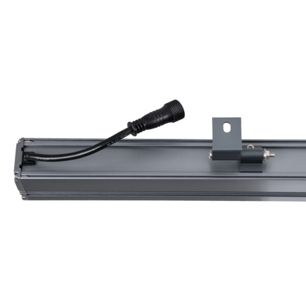 GloboStar® WASHER-GAIA 90185 Μπάρα Φωτισμού Wall Washer LED 36W 3780lm 30° DC 24V Αδιάβροχο IP65 Μ100 x Π4 x Υ5cm Πολύχρωμο RGBW DMX512 – Γκρι Ανθρακί – 3 Χρόνια Εγγύηση