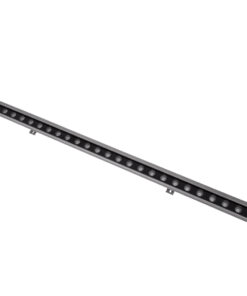 GloboStar® WASHER-FAIA 90188 Μπάρα Φωτισμού Wall Washer με Αντιθαμβωτική Γρίλια LED 24W 2400lm 15° DC 24V Αδιάβροχο IP65 L100 x W4 x H5.5cm Ψυχρό Λευκό 6000K – Ασημί – 3 Years Warranty