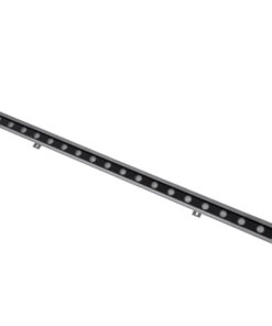 GloboStar® WASHER-FAIA 90189 Μπάρα Φωτισμού Wall Washer με Αντιθαμβωτική Γρίλια LED 24W 2040lm 15° DC 24V Αδιάβροχο IP65 L100 x W4 x H5.5cm RGBW DMX512 – Ασημί – 3 Years Warranty