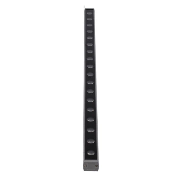 GloboStar® WASHER-FAIA 90189 Μπάρα Φωτισμού Wall Washer με Αντιθαμβωτική Γρίλια LED 24W 2040lm 15° DC 24V Αδιάβροχο IP65 L100 x W4 x H5.5cm RGBW DMX512 – Ασημί – 3 Years Warranty