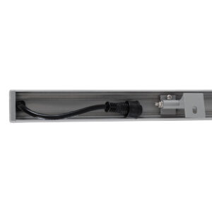 GloboStar® WASHER-FAIA 90189 Μπάρα Φωτισμού Wall Washer με Αντιθαμβωτική Γρίλια LED 24W 2040lm 15° DC 24V Αδιάβροχο IP65 L100 x W4 x H5.5cm RGBW DMX512 – Ασημί – 3 Years Warranty