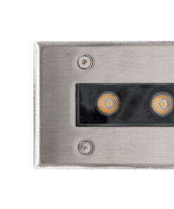 GloboStar® UNDERGROUND-REMVI 90190 Χωνευτό Φωτιστικό Wall Washer Δαπέδου LED 9W 810lm 10° DC 24V Αδιάβροχο IP68 L30 x W9 x H8.5cm Θερμό Λευκό 2700K – Ανοξείδωτο Ατσάλι – 3 Years Warranty
