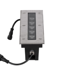 GloboStar® UNDERGROUND-REMVI 90191 Χωνευτό Φωτιστικό Wall Washer Δαπέδου LED 9W 765lm 10° DC 24V Αδιάβροχο IP68 L30 x W9 x H8.5cm RGBW DMX512 – Ανοξείδωτο Ατσάλι – 3 Years Warranty